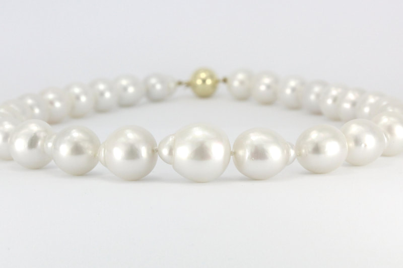 Baroque White South Sea Pearl Necklace